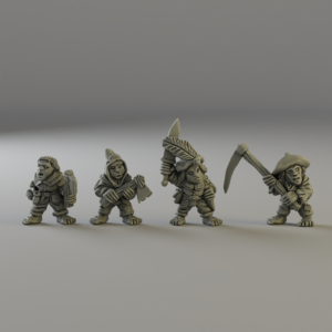 Halfling Militia 2 (3d-printed)