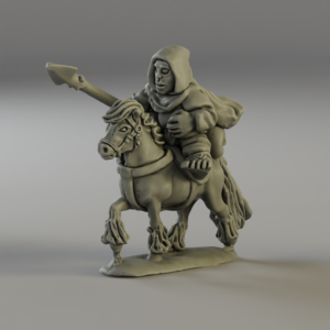 Halfling pony rider 3 (3d-printed)