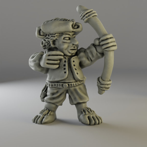 Halfling Archer 2 (3d-printed)