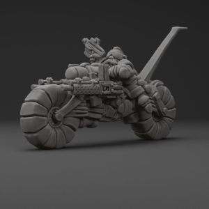 Space Dwarfs Attack Bike 1 (3D-Printed)